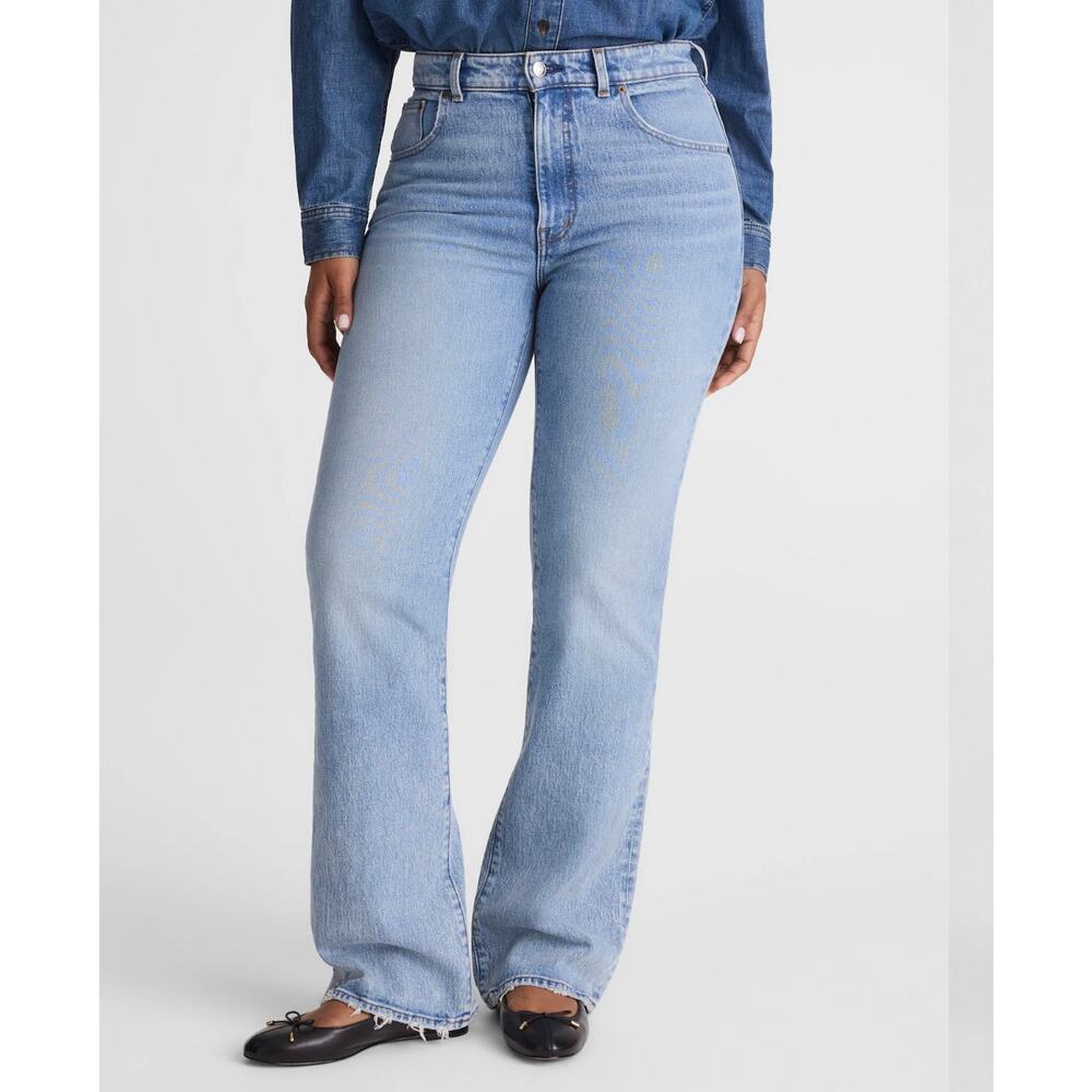 NWT Madewell Curvy Relaxed Bootcut Jean Raebrook Wash 30